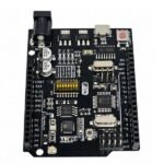atmega328p Chip on Arduino UNO R3 WiFi board with surrounding components