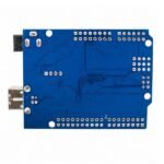 Arduino uno r3 ATmega328P DIP socket 14 pin IO top layout view