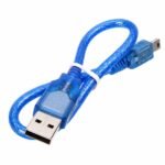 Arduino usb cable Type-A to Mini-B 30cm both connectors view
