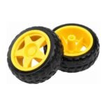 L shaped BO motor 3V-12V 60RPM mount close up view