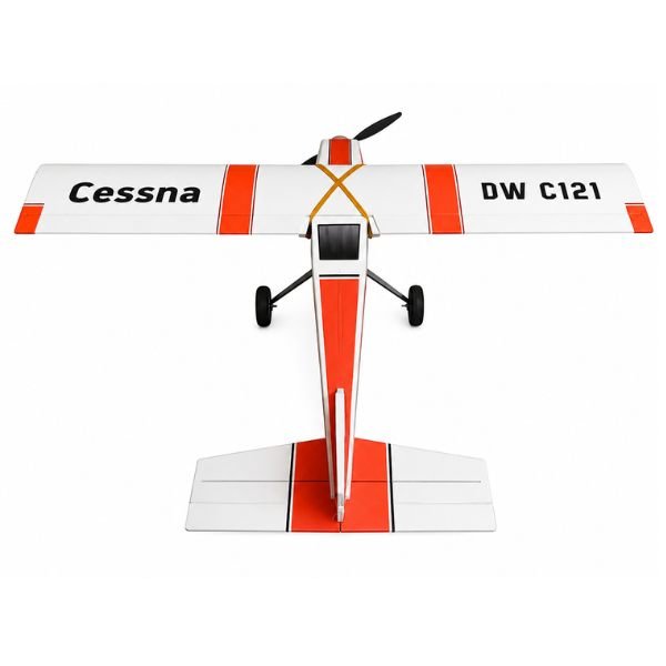 Foam RC plane Cessna E10 plug-in wing panel top layout view