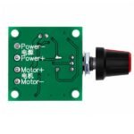 PWM speed control 1.8V minimum 2A board back view