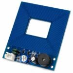Metal Detector Sensor Module front view showing inductive coil and signal output pin header