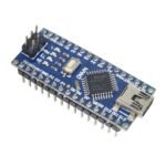 Arduino Nano R3 Compatible Board with CH340 chip soldered, mini USB port, and pin headers