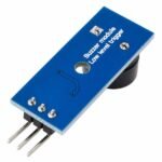 Passive Buzzer Module front view showing plastic body buzzer disc and 3-pin