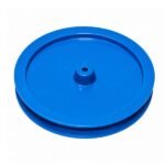 Plastic Pulley V Grooved Dia 50mm x 6mm for DIY Robot