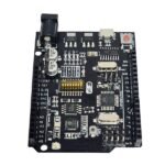 atmega328p Chip on Arduino UNO R3 WiFi board with surrounding components
