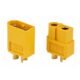 XT60 Male and Female Connector Pair yellow high-current plugs