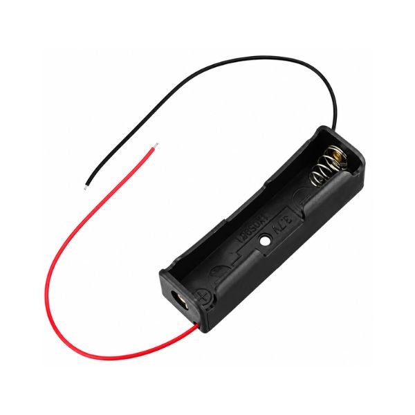 1 Slot 18650 Lithium Battery Holder front view