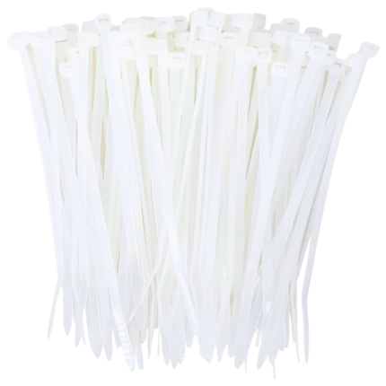 150x2.2mm Nylon Zip Tie (White)