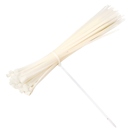 150x2.2mm Nylon Zip Tie (White)