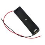 1-Slot 18650 Lithium Battery Holder with durable compact plastic frame