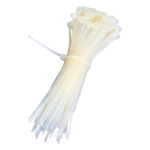 250 x 3.2 mm White Nylon Zip Tie