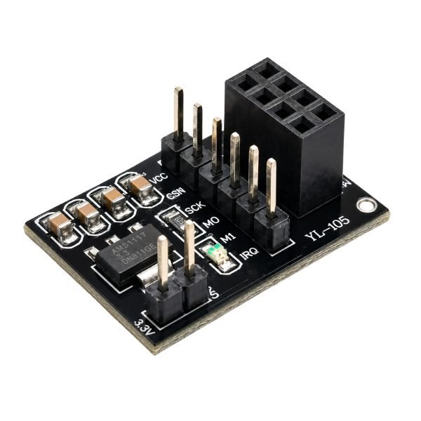 3.3V Adapter Board for NRF24L01 Module 5V input front view