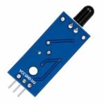 3 pin flame sensor 3.3V 60 degree IR detection top view