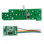 4 channel RF module 27MHz PCB transmitter receiver close up view