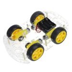 4WD Double Layer Robot Car Chassis Kit for Smart DIY Robotics Projects