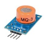 The MQ-3 Alcohol Detector Sensor Module detects with stable performance