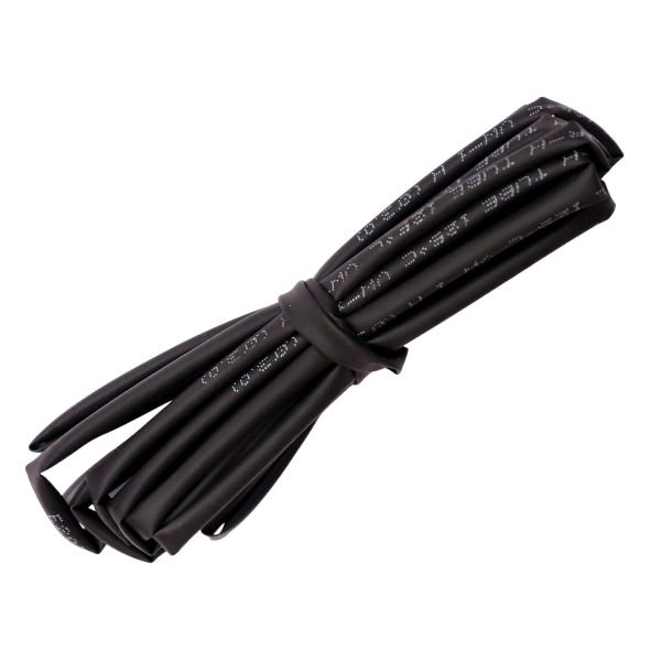 Heat Shrink Tube Sleeve (3mm) 3 Meter Black for wire insulation and protection.