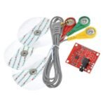 AD8232 ECG Sensor Module Heart Rate Monitor Kit uses in biomedical.