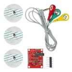 AD8232 ECG Sensor Module Heart Rate Monitor Kit uses in biomedical.