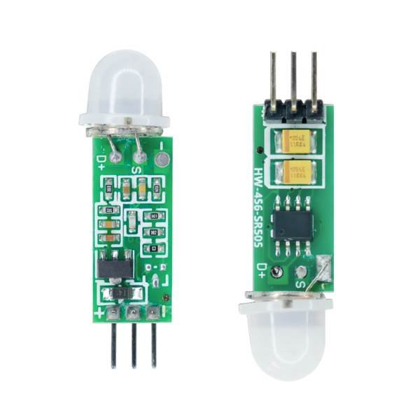 A HC-SR505 Mini PIR Motion Sensor Module for accurate motion detection