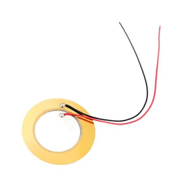 27mm Piezoelectric Ceramic Buzzer with Cable Soldered