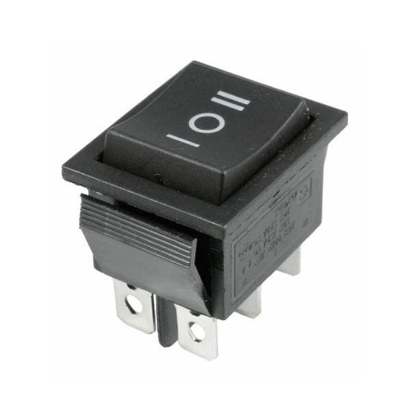 DPDT on-off-on Rocker Switch 16A 250V for power control