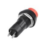 Red PBS-11B 2PIN 12mm No Lock Push Button Switch for Circuits