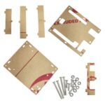 Arduino uno board case showing clear acrylic panels, ventilation slots, and port openings