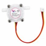 1/8 Inch Water Flow Sensor YF-S401 with hall effect paddle wheel housing and three-wire cable