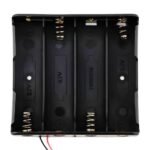 4-Slot 18650 Lithium Battery Holder durable plastic power housing