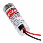 Laser module SYD1230 cylindrical lens line projection close up view