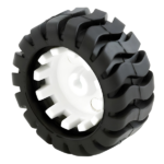 3PI Car wheel Tyre 44mm N20 DC Gear Motor Wheel (1 Pair 2 tyres)