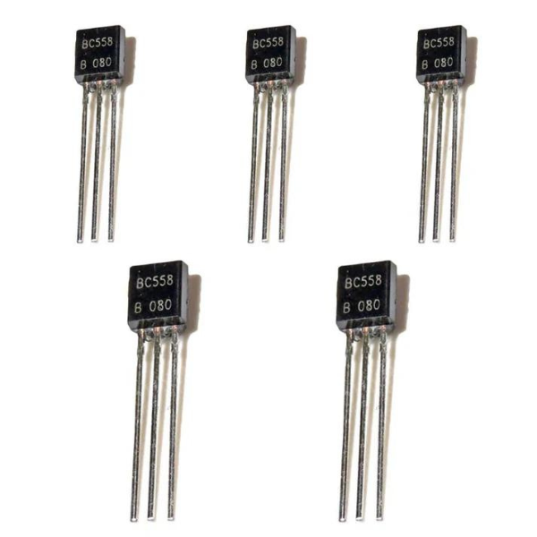 BC558 PNP Transistor (Pack of 5)
