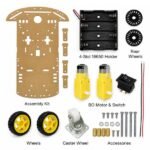 Acrylic chassis kit Arduino Raspberry Pi sensor mount view