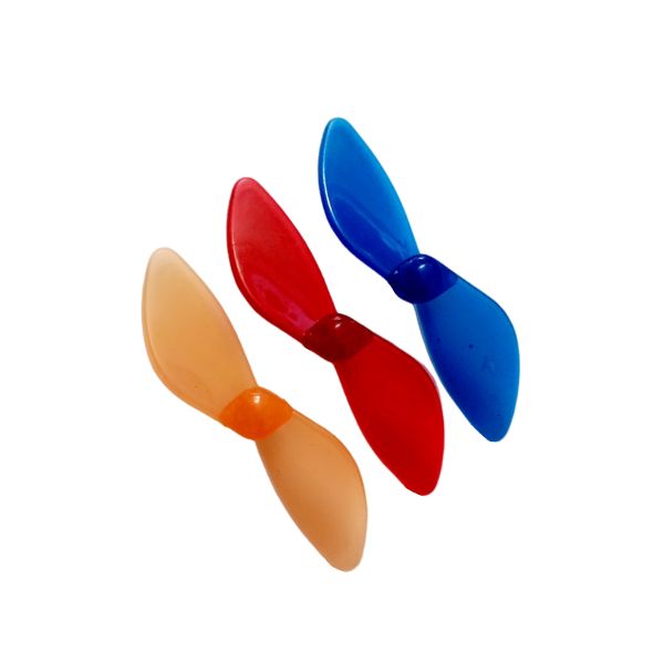 65mm 2-Blade Plastic Fan for DC Motor – (Pack of 3)