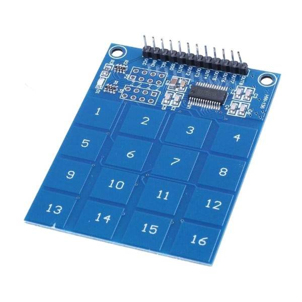 A TTP229 16 Key Capacitive Touch Switch Digital Keypad Module with 16 touch keys