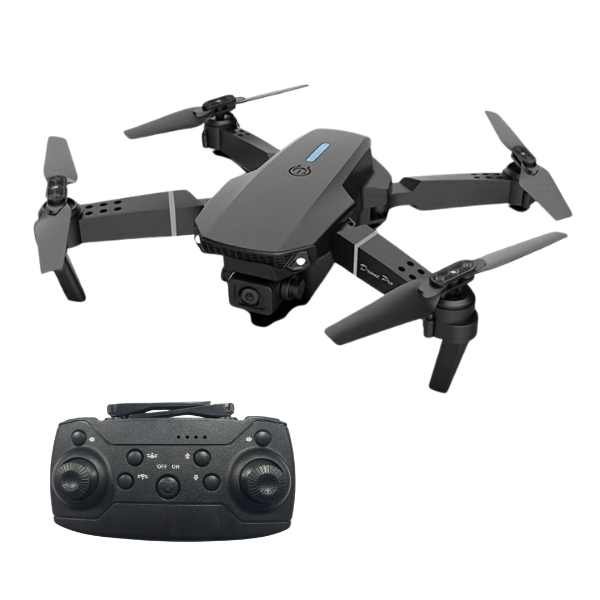 E88 Pro Dual Camera Drone Kit 1080p aerial shots outdoors