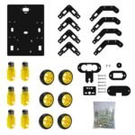 6 Wheel Tank DIY Robot Chassis Kit for robotics development