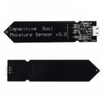 Soil moisture sensor analog output pin and 3.3V power header on 2.54 mm pitch connector