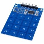 TTP229 16 Key Capacitive Touch Switch Digital Keypad Module front view showing all 16 touch pads