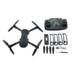 E88 Pro drone with dual camera capturing clear 1080p aerial shots outdoors.