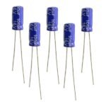 100µF 16V Electrolytic Capacitor for general-purpose electronics.
