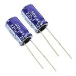 A stable 220µF 50V Electrolytic Capacitor for filtering
