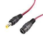 DC Jack Male-Female Pair Connector with Wire