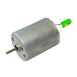 DC Dynamo Motor with Soldered LED (DIY Generator for Science Projects)