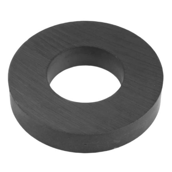 Ferrite Ring Magnet (55mm OD x 25mm ID x 12mm Thick)