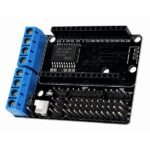 L293D Motor Driver Board for ESP8266 NodeMCU pin layout and connector alignment