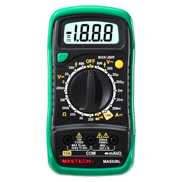 Mastech MAS830L Digital Pocket Multimeter